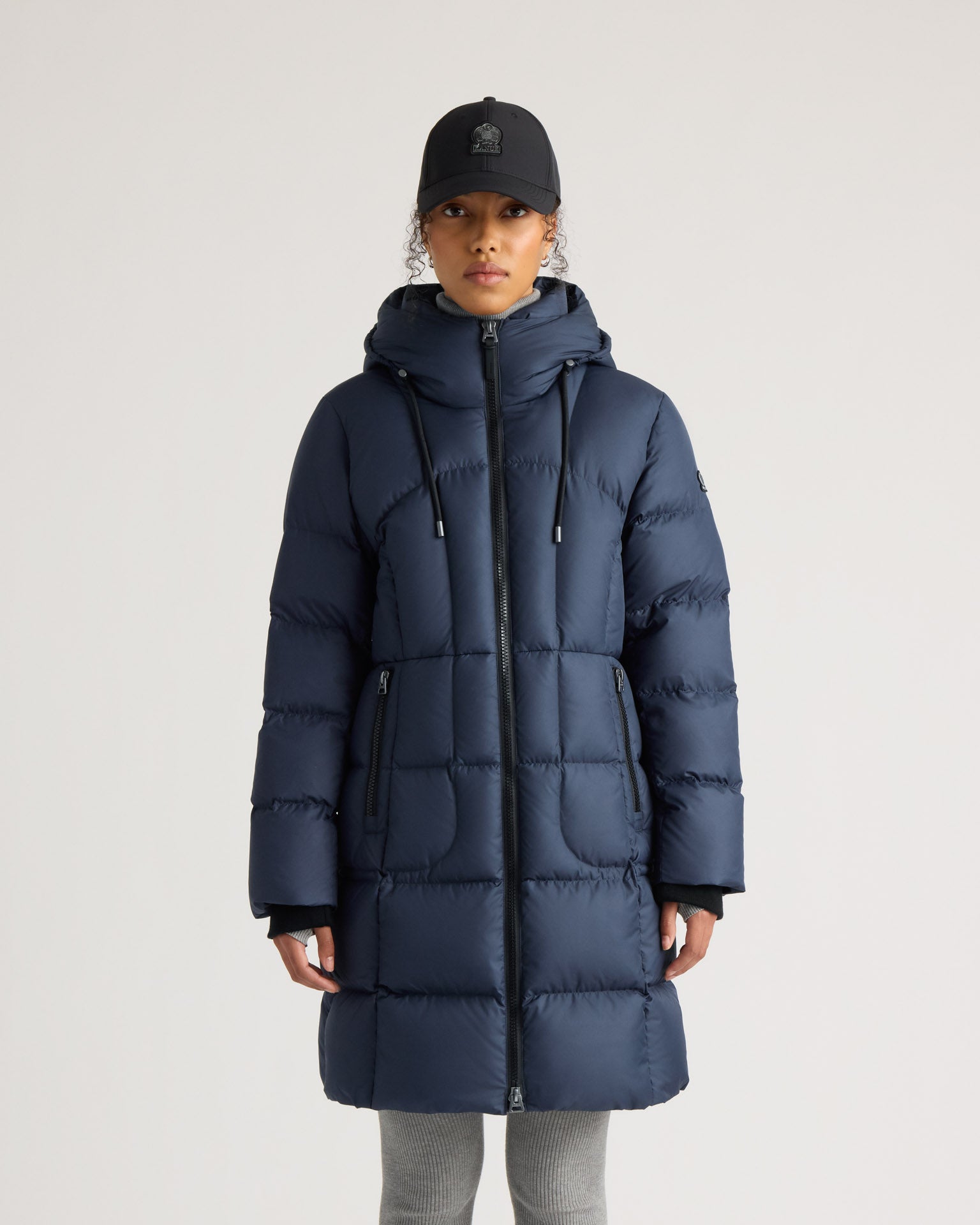 kanuk-notting-hill-manteau-long-matelass-ajust-femme-capuche image 3