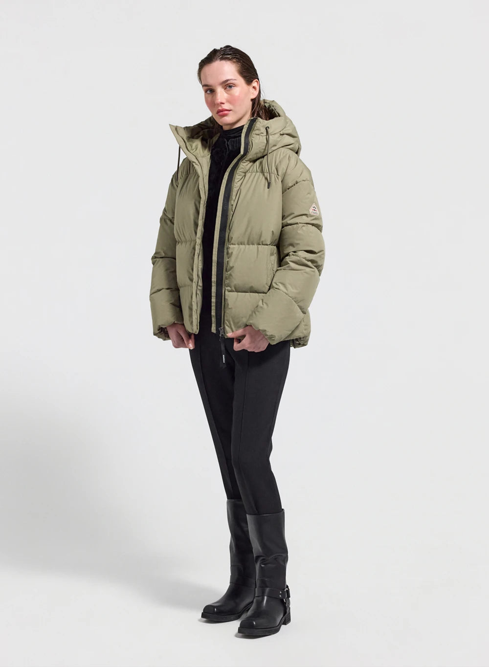 pyrenex-harmonie-doudoune-femme-kaki-clair image 2
