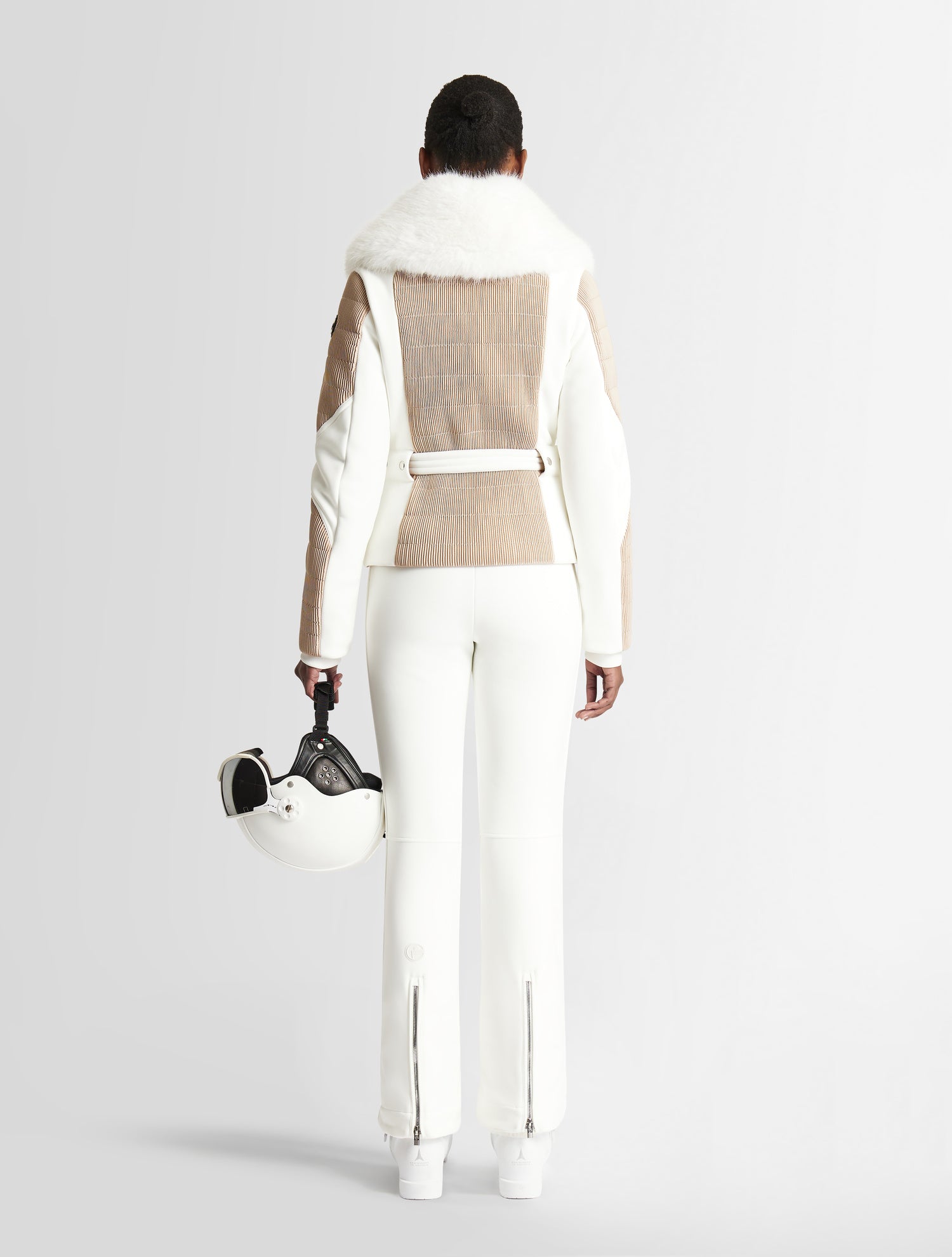 fusalp-gitu-veste-de-ski-femme-smock-baguette-col-fourrure image 3