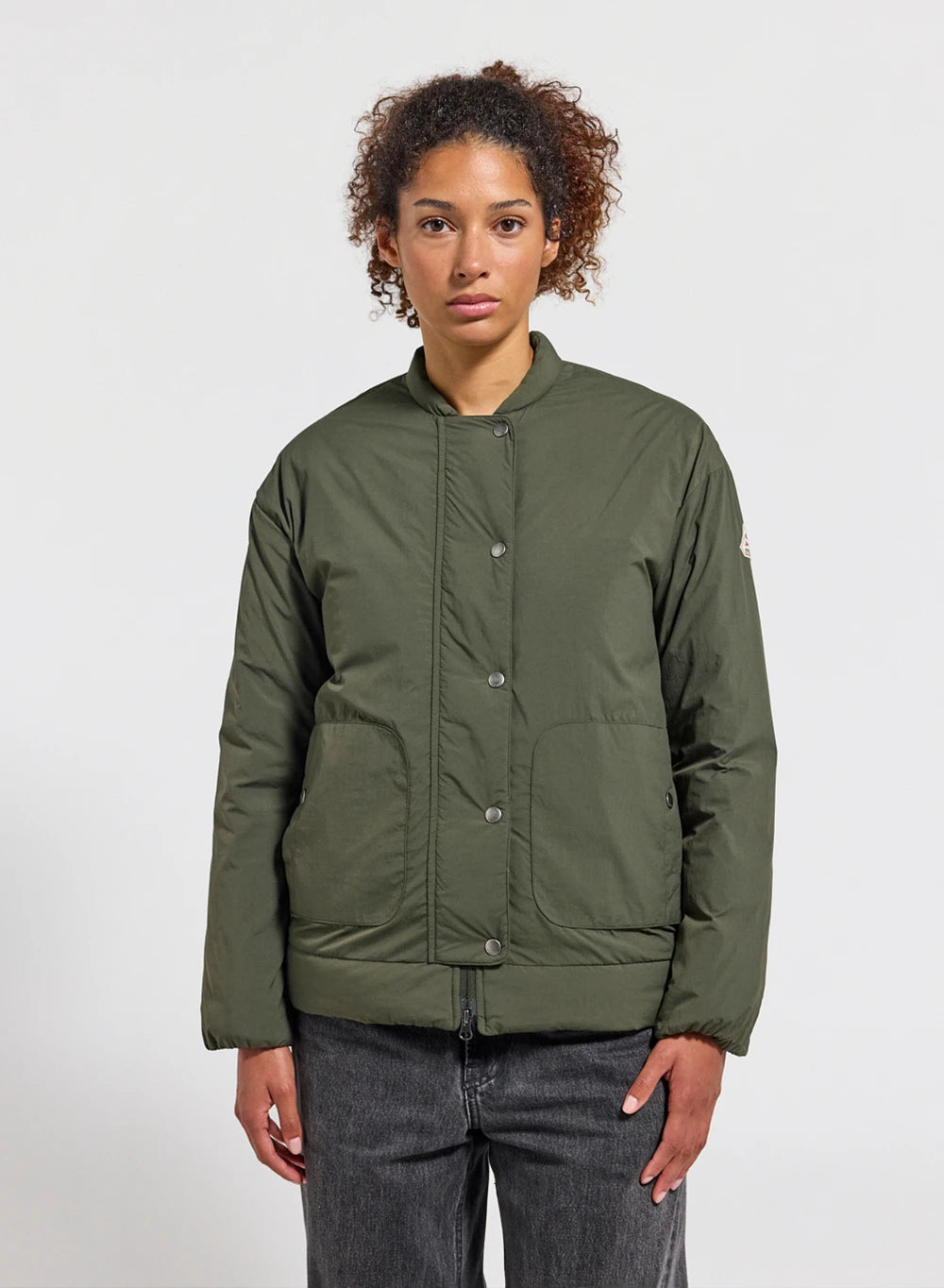pyrenex-ritzy-doudoune-l-g-re-femme-kaki-fonc image 1