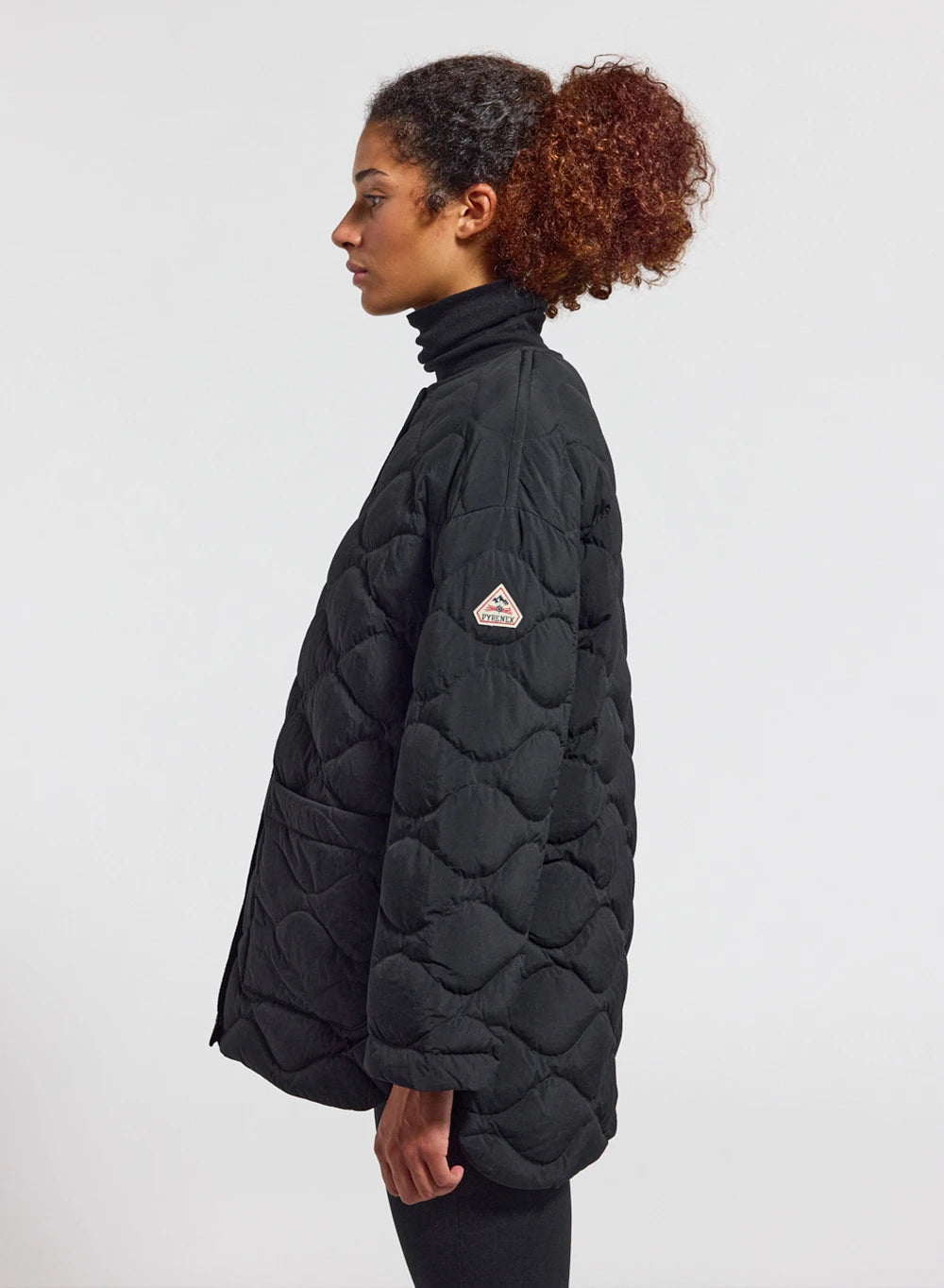 pyrenex-sienna-doudoune-l-g-re-femme-noire-col-rond image 3