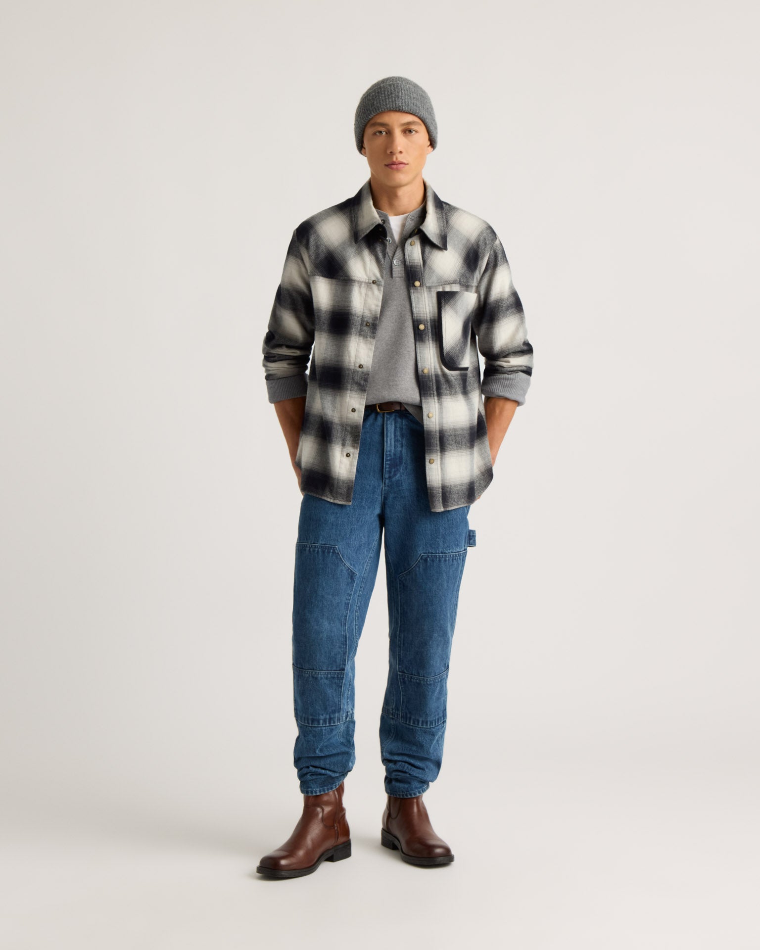 kanuk-saguenay-chemise-carreaux-homme-bordure-toile image 1
