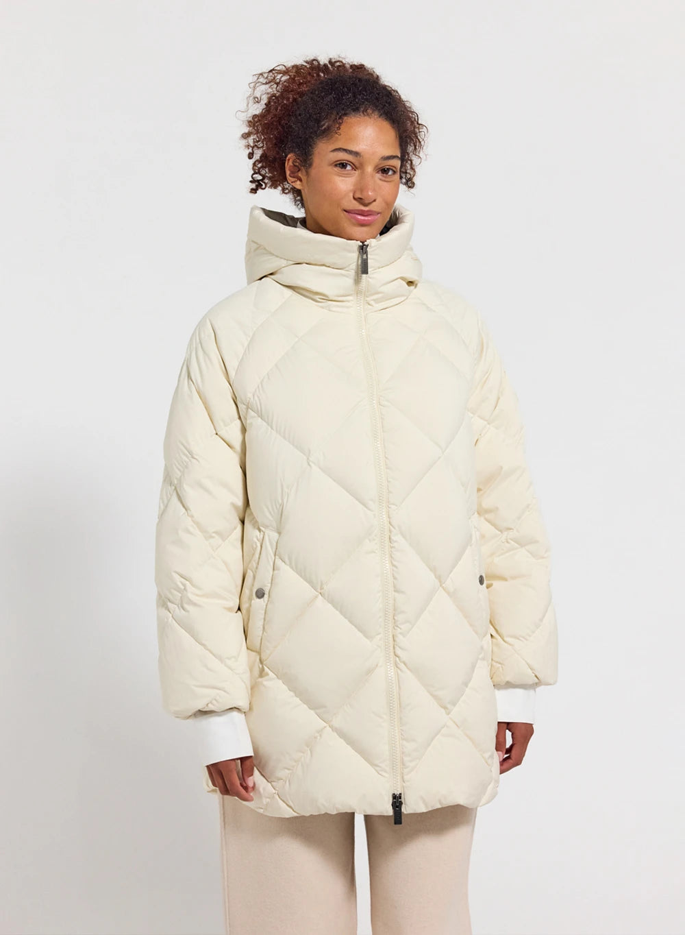 pyrenex-adele-parka-doudoune-longue-femme-blanche image 1