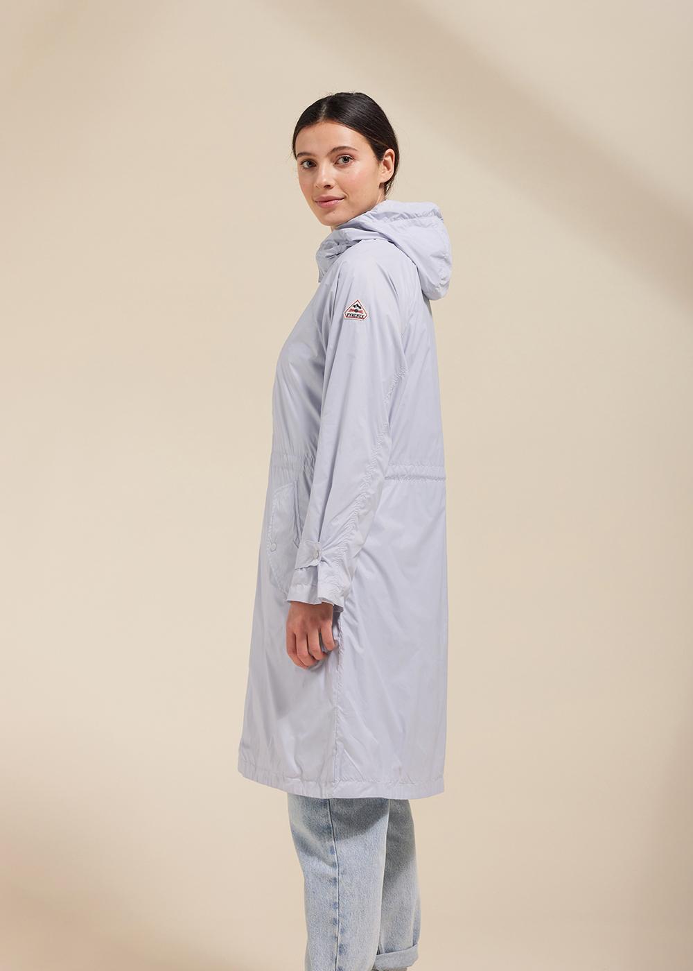 pyrenex-ariane-coupe-vent-long-femme-arctic-ice-d-perlant image 2
