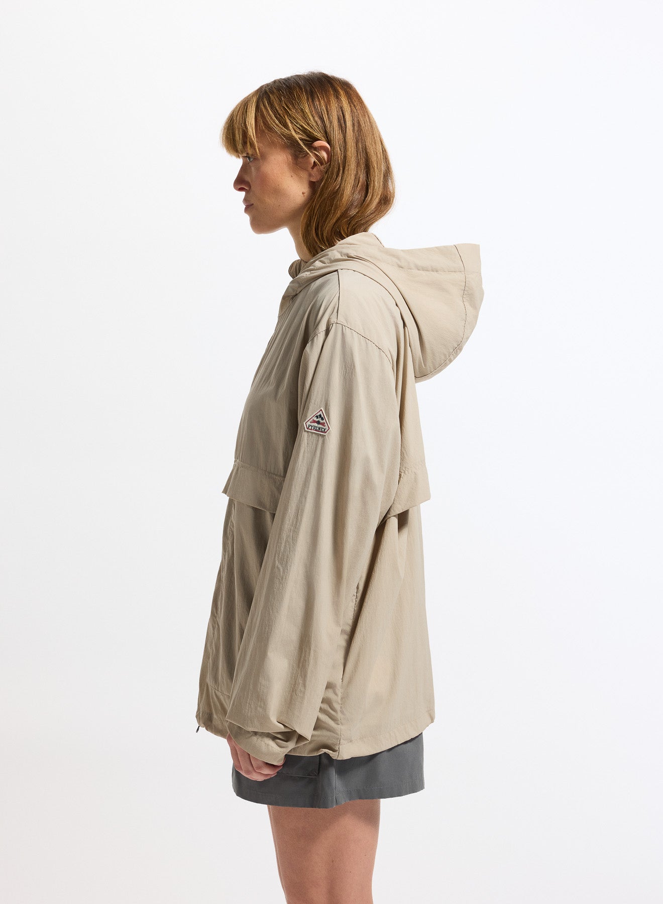 pyrenex-soulere-coupe-vent-unisexe-capuche-beige-2 image 6