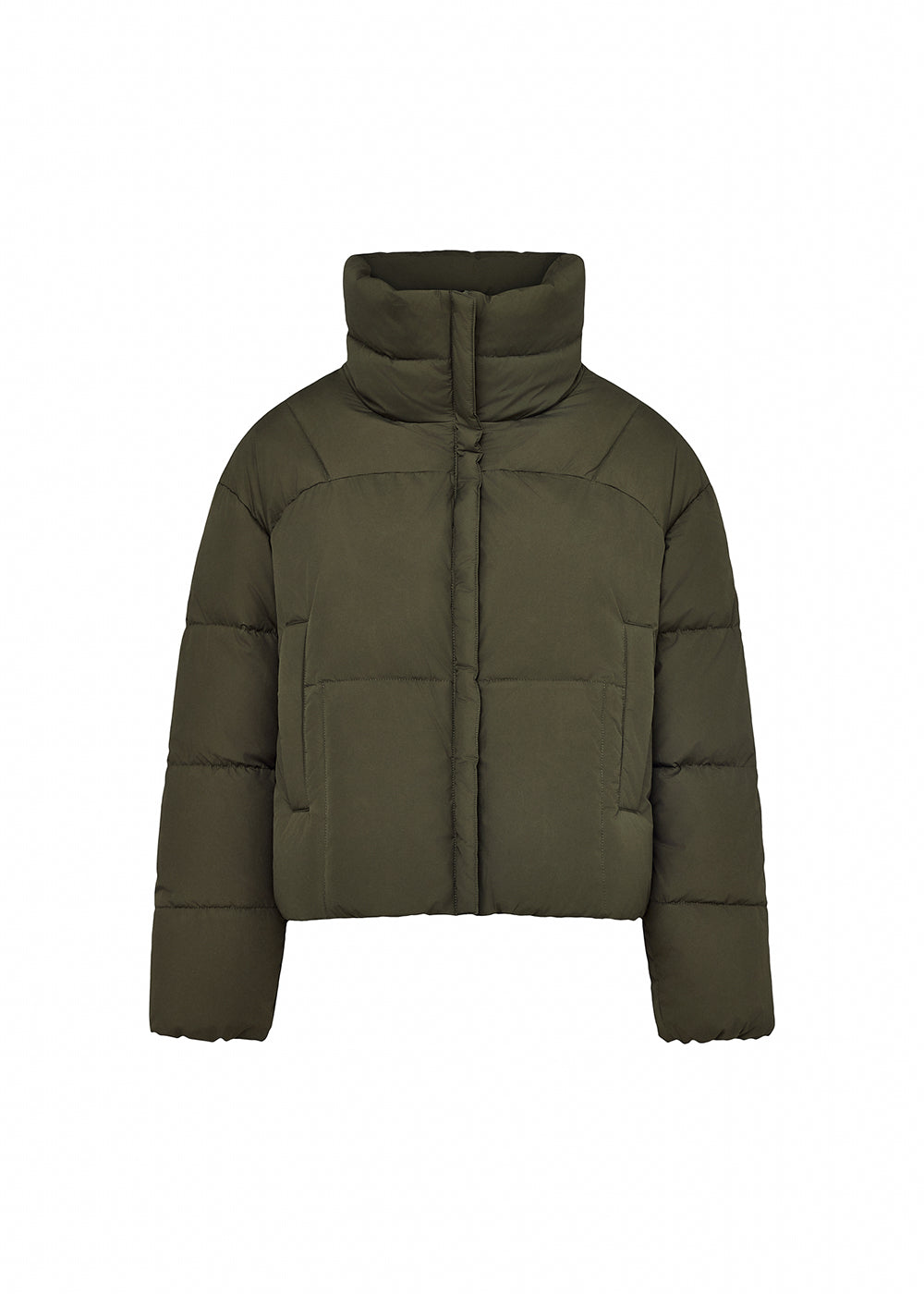 pyrenex-harmonie-crop-khaki-doudoune-courte-femme-relax image 5