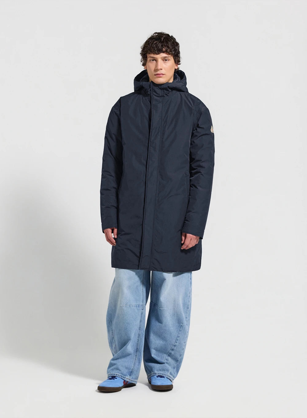 parka-longue-homme-pyrenex-puigmal-bleu-fonc-imperm-able image 1