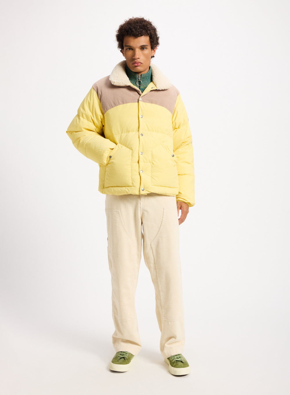 pyrenex-fiery-doudoune-hiver-unisexe-jaune-aviateur image 2