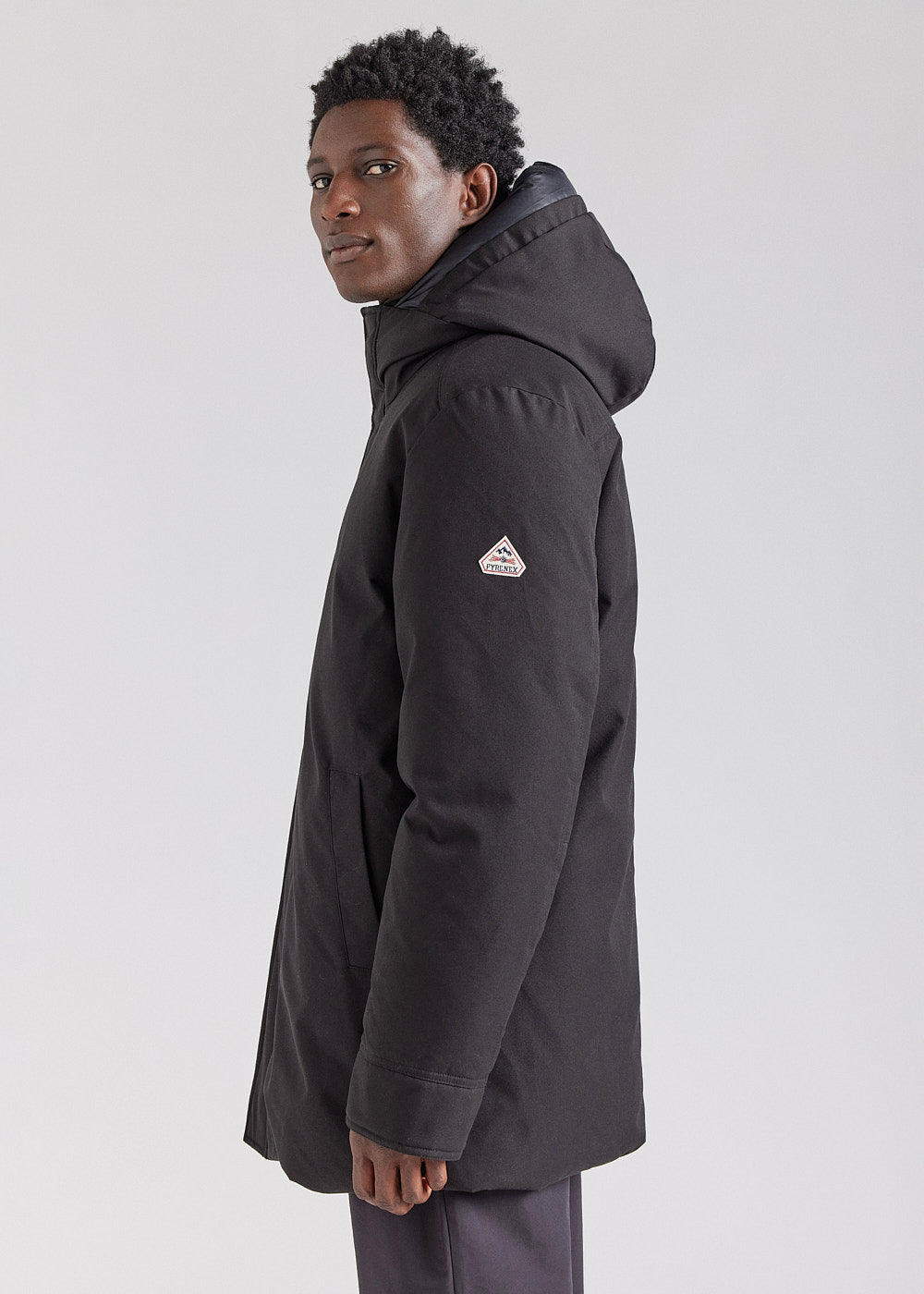 parka-mi-longue-homme-pyrenex-balme-noire-duvet image 3