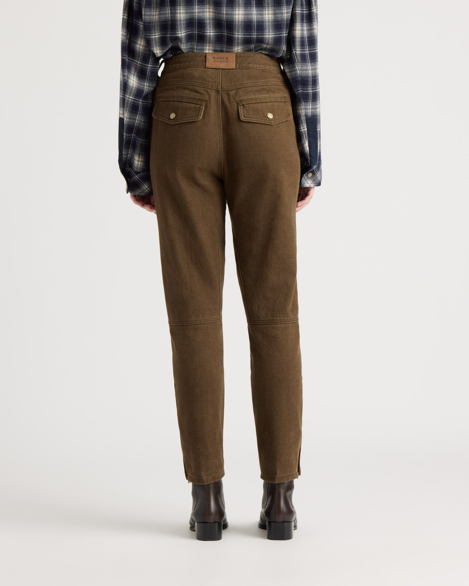 kanuk-sherrington-pantalon-questre-en-serg-femme image 4