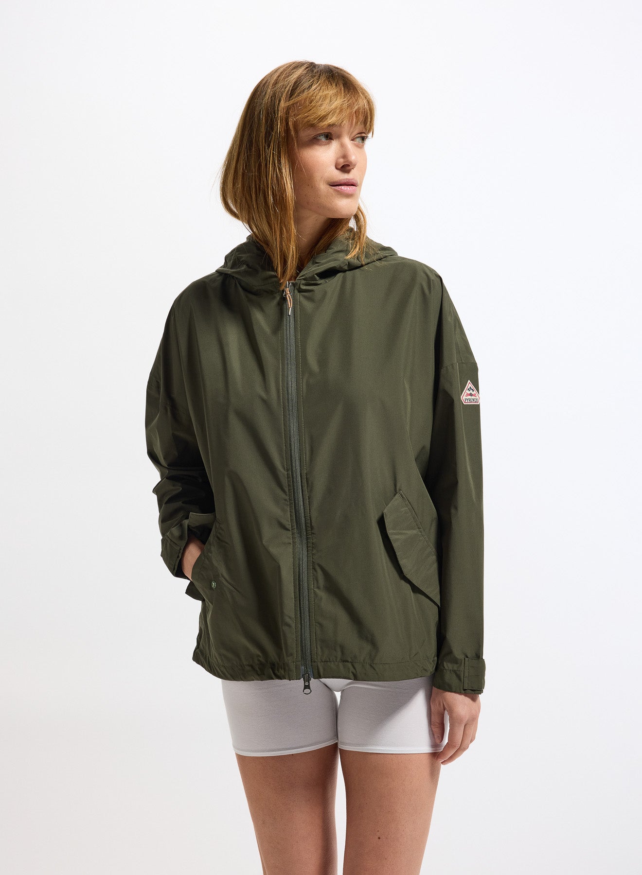 pyrenex-pyrite-coupe-vent-imperm-able-femme-vert-kaki image 1