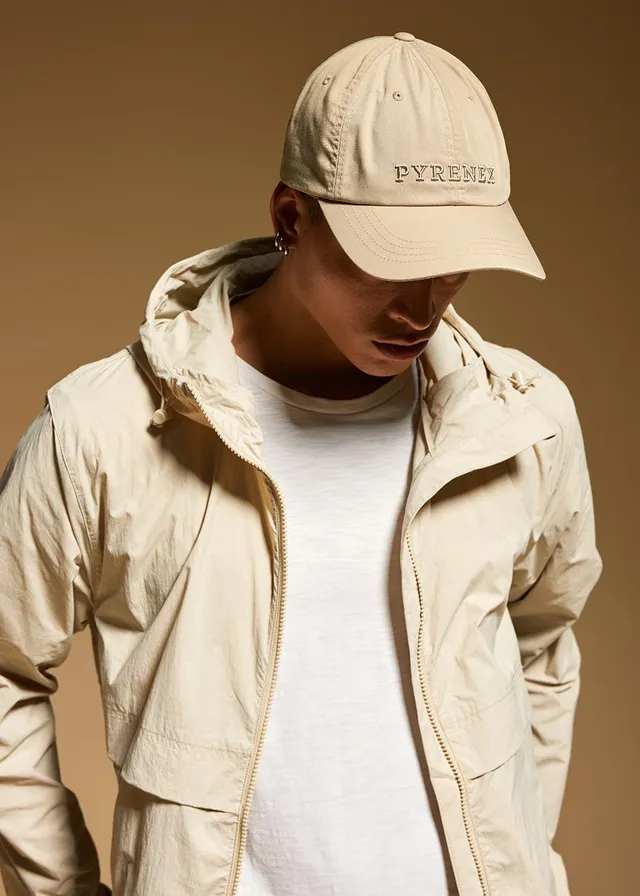 casquette-unisexe-pyrenex-frat-oyster-gray image 1