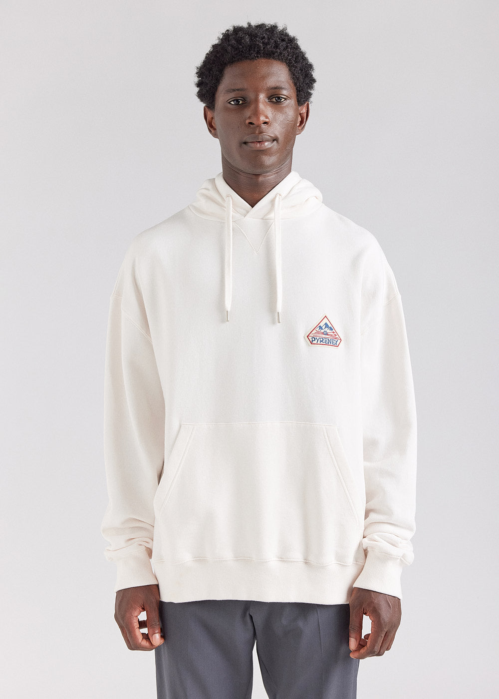 pyrenex-journey-chalk-sweat-capuche-unisexe-en-coton-bio-chalk image 2