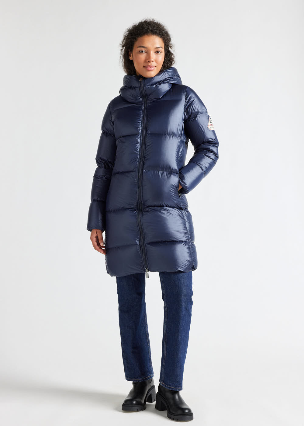 pyrenex-tamara-doudoune-longue-femme-amiral-made-in-saint-sever image 1