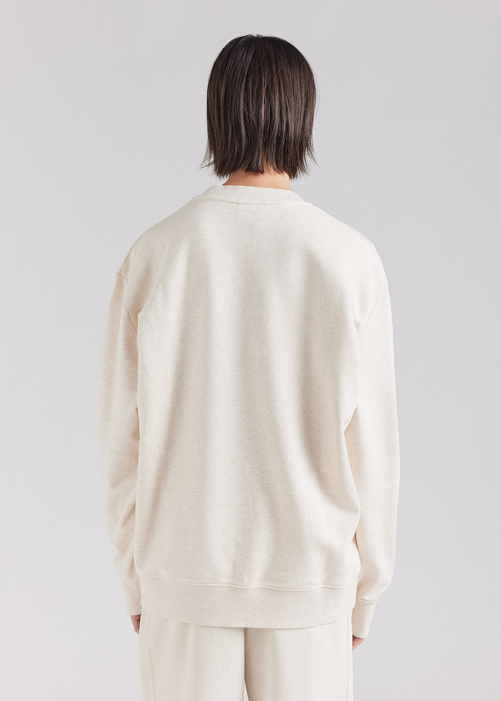 pyrenex-phase-sweat-col-rond-unisexe-coton-bio-blanc image 4