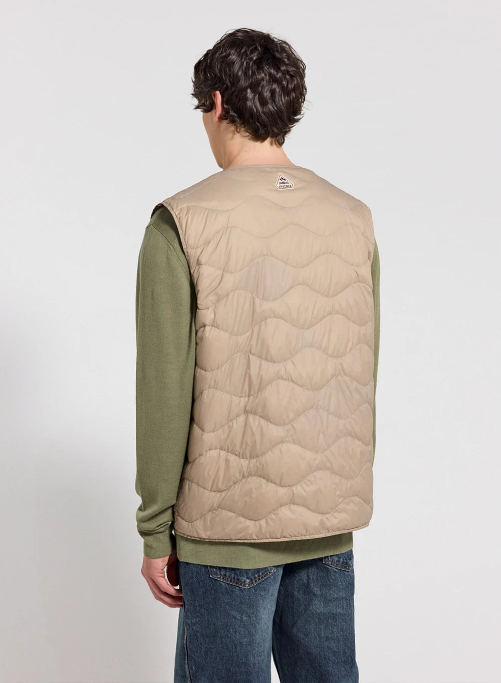 pyrenex-handy-vest-gilet-doudoune-homme-beige-clair image 3