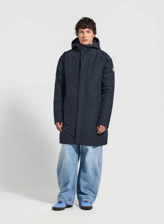 parka-longue-homme-pyrenex-puigmal-bleu-fonc-imperm-able image 1