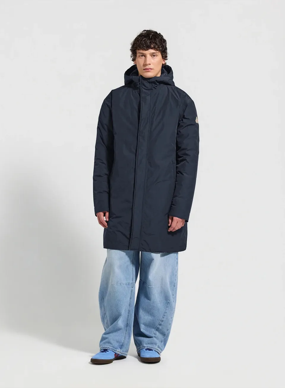 parka-longue-homme-pyrenex-puigmal-bleu-fonc-imperm-able image 1