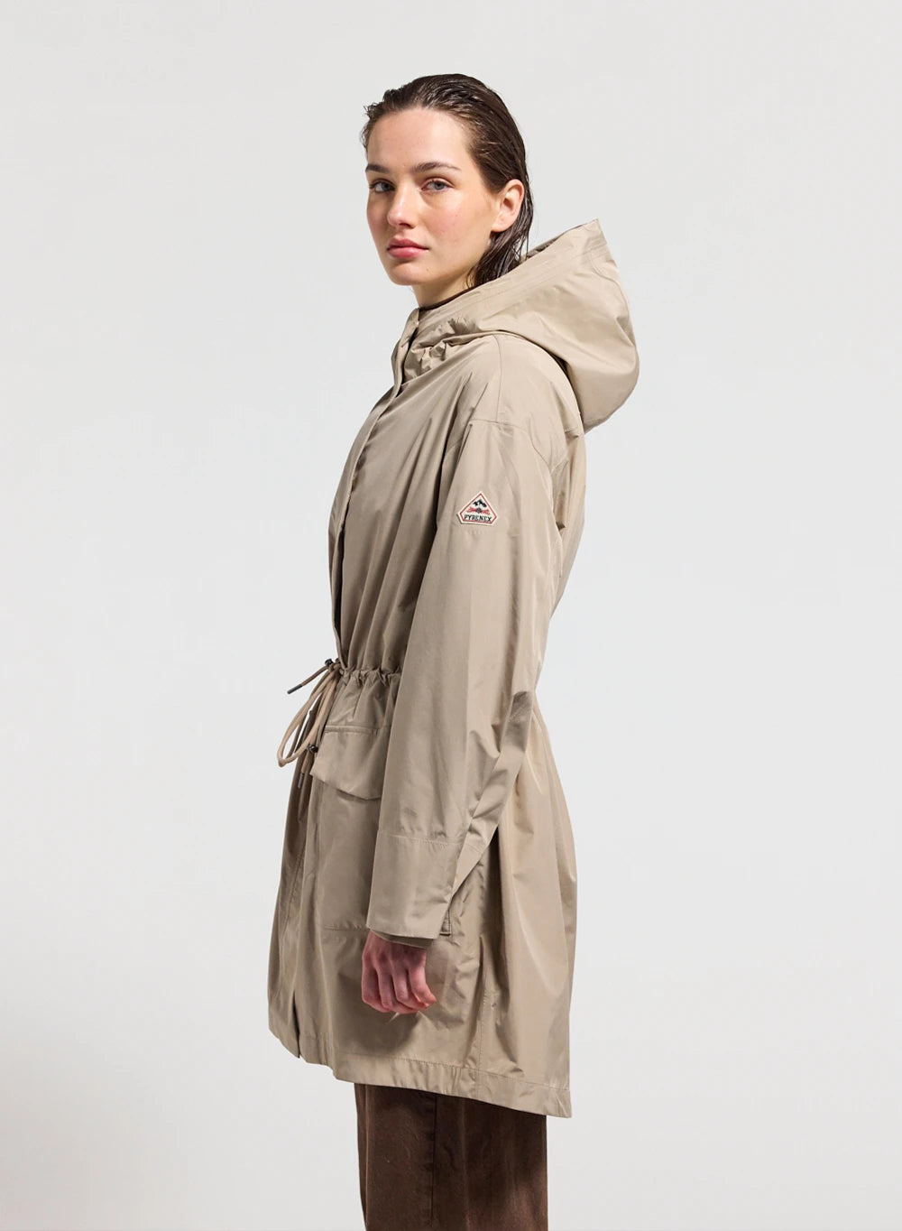pyrenex-grace-parka-imperm-able-femme-beige-clair image 3