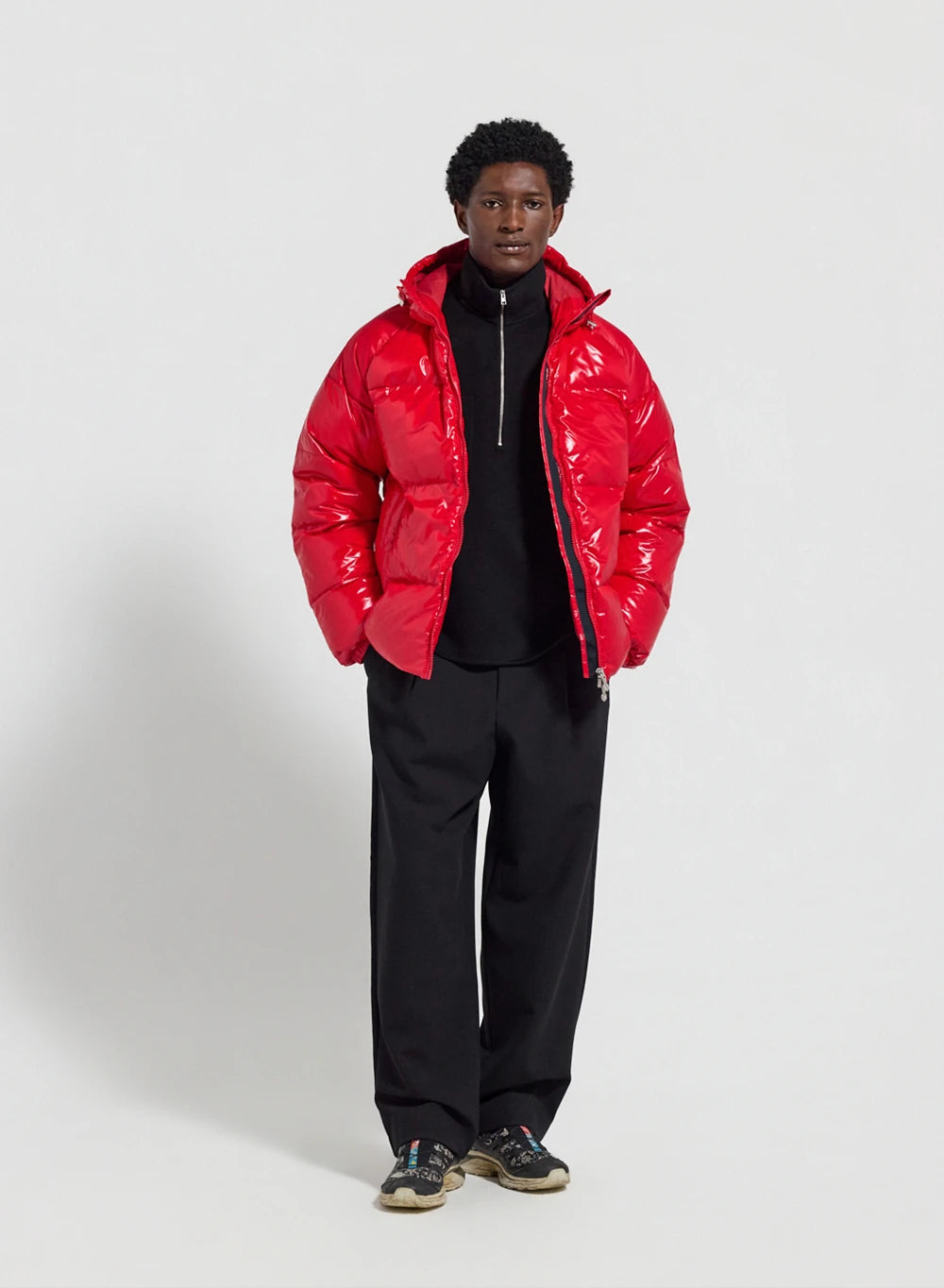 pyrenex-sten-doudoune-unisexe-capuche-rouge image 3
