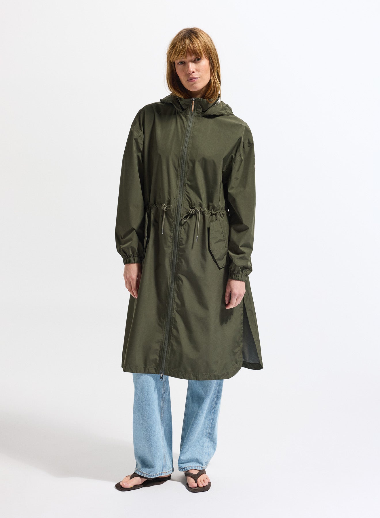 parka-longue-imperm-able-femme-pyrenex-gemme-kaki image 1