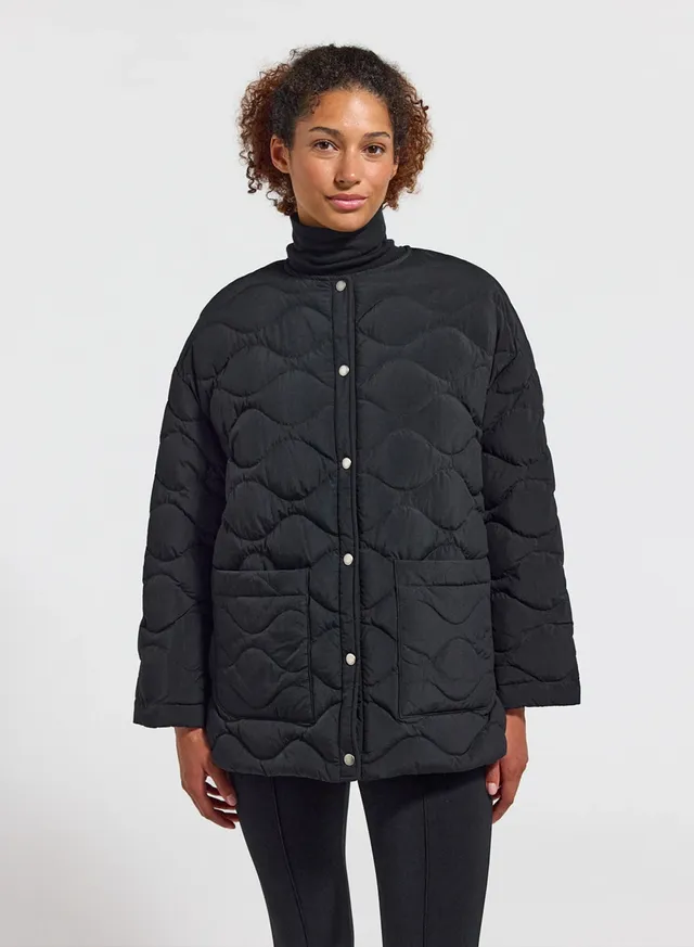 pyrenex-sienna-doudoune-l-g-re-femme-noire-col-rond image 1