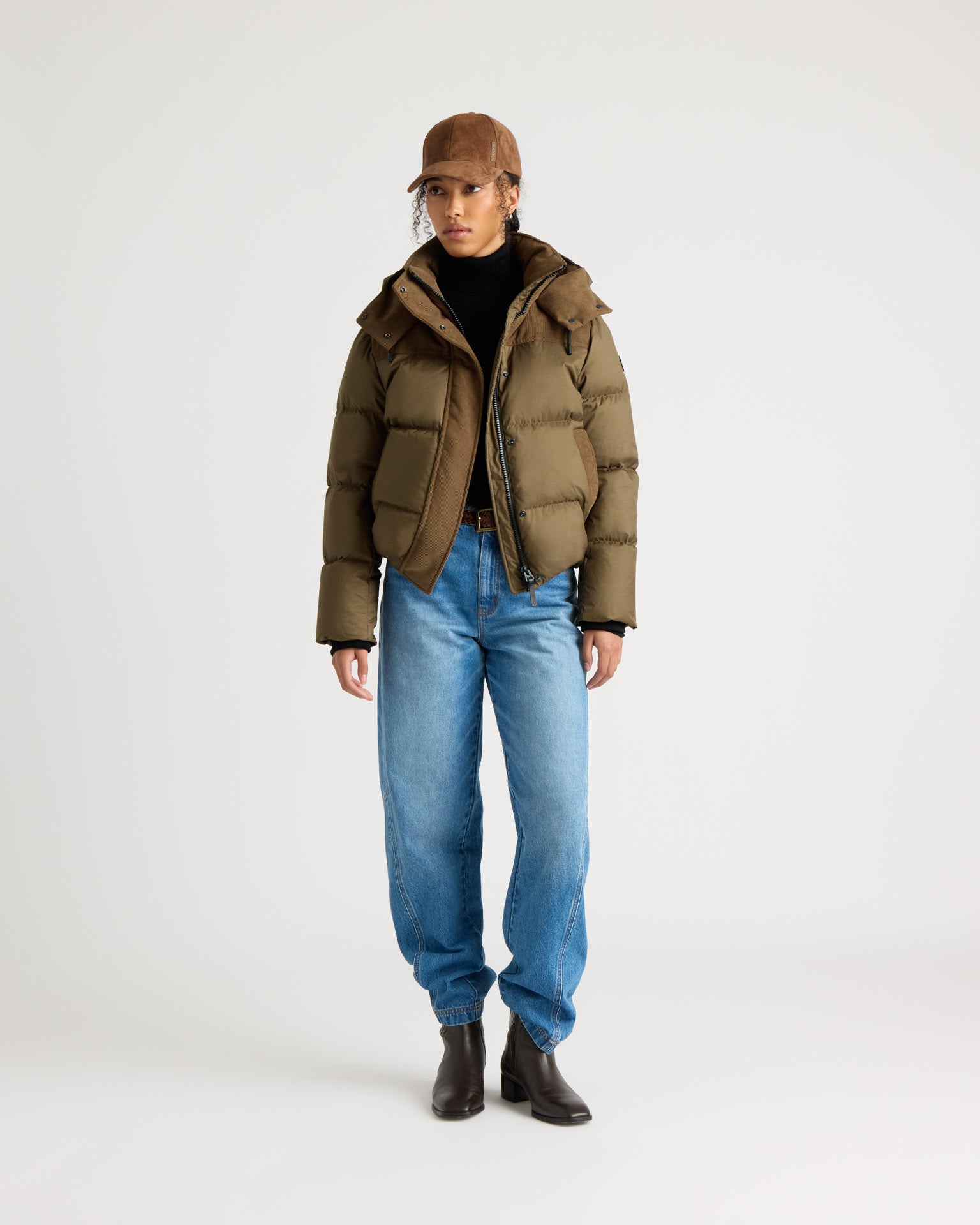 kanuk-bellevue-manteau-matelass-court-capuche-femme image 4