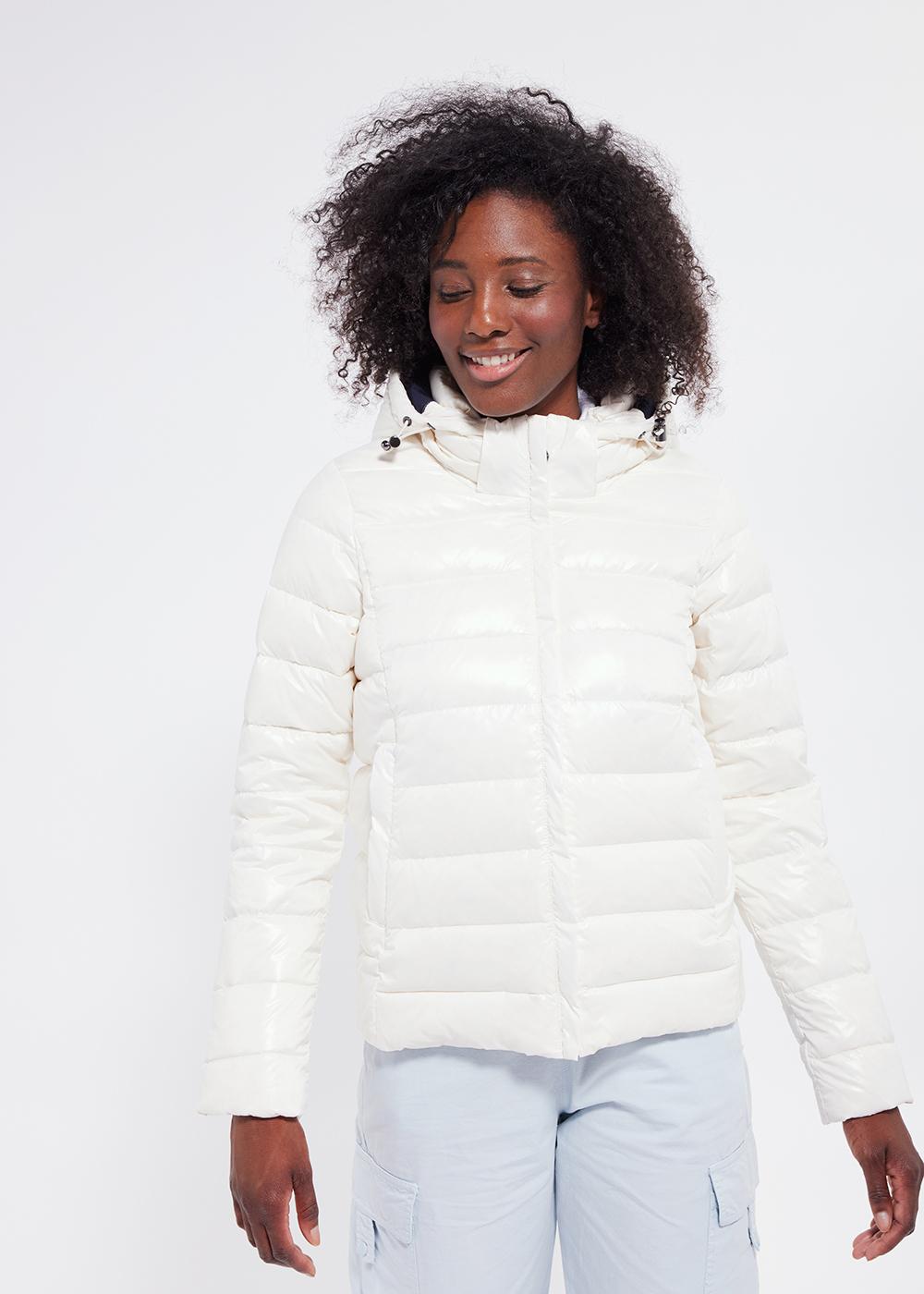 pyrenex-spoutnic-shiny-doudoune-brillante-femme-milk image 2
