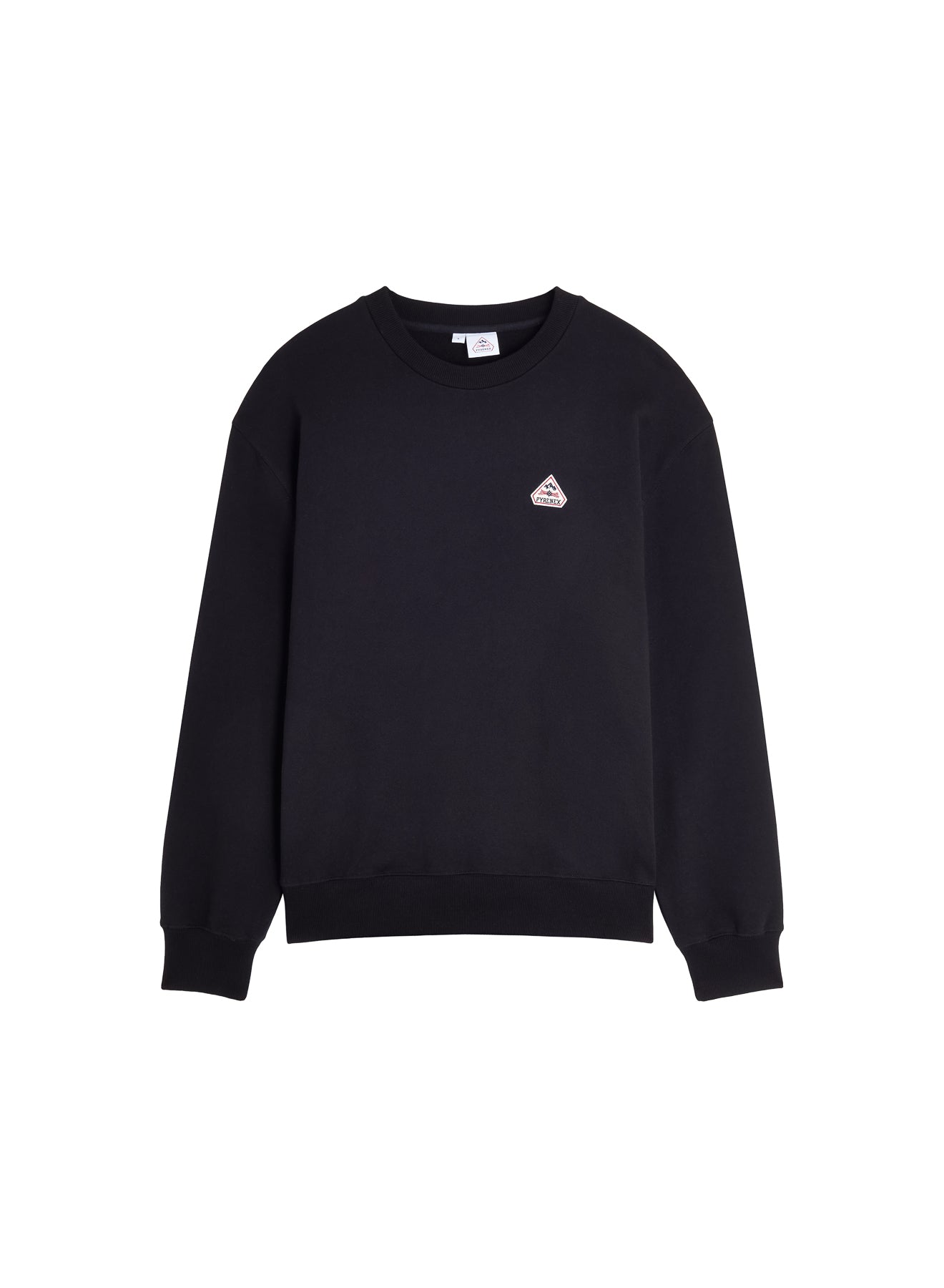 pyrenex-phase-sweat-col-rond-unisexe-en-coton-bio-noir image 5