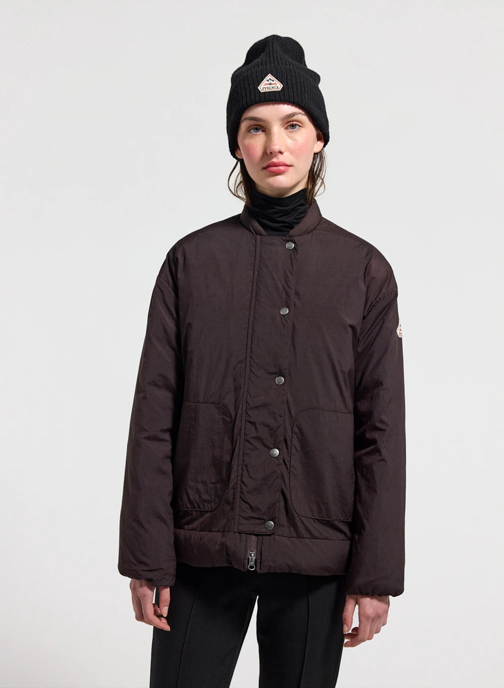 pyrenex-ritzy-doudoune-l-g-re-femme-marron-fonc image 1