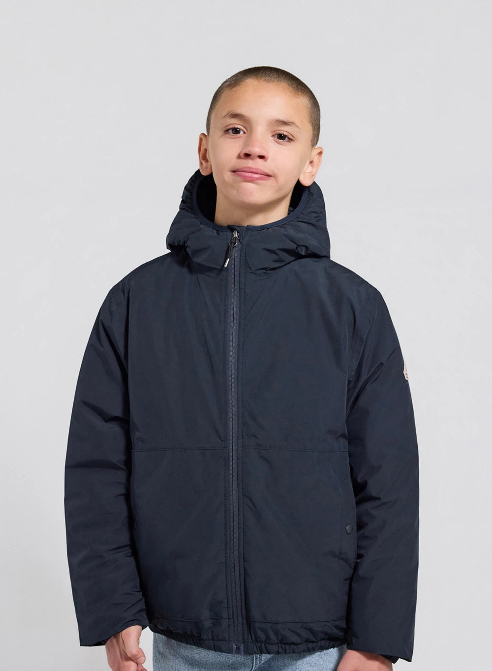 pyrenex-density-blouson-imperm-able-duvet-enfant-bleu-fonc image 2