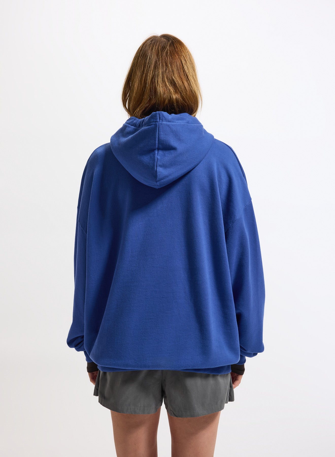 pyrenex-journey-sweat-capuche-unisexe-bleu-lectrique-en-coton-bio image 5
