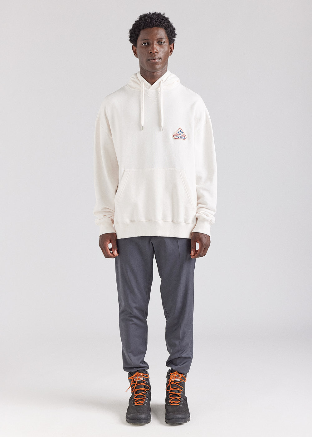 pyrenex-journey-chalk-sweat-capuche-unisexe-en-coton-bio-chalk image 3