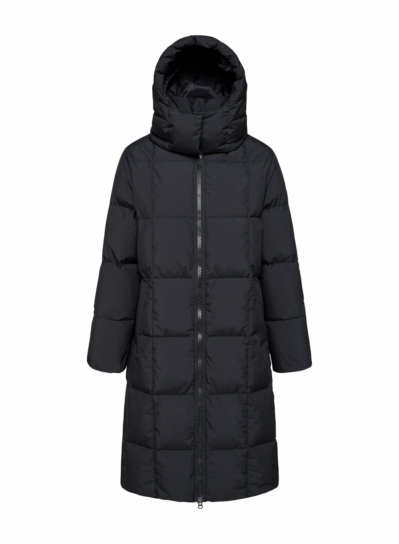 pyrenex-mystery-doudoune-hiver-longue-capuche-femme-noire image 7