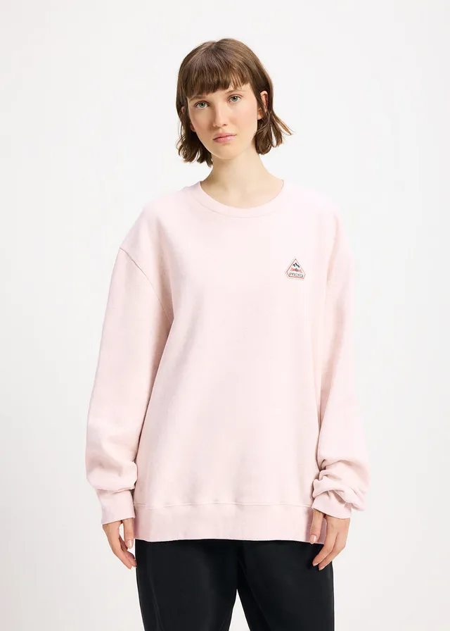 pyrenex-escou-sweatshirt-coton-bio-rose-poudr image 1