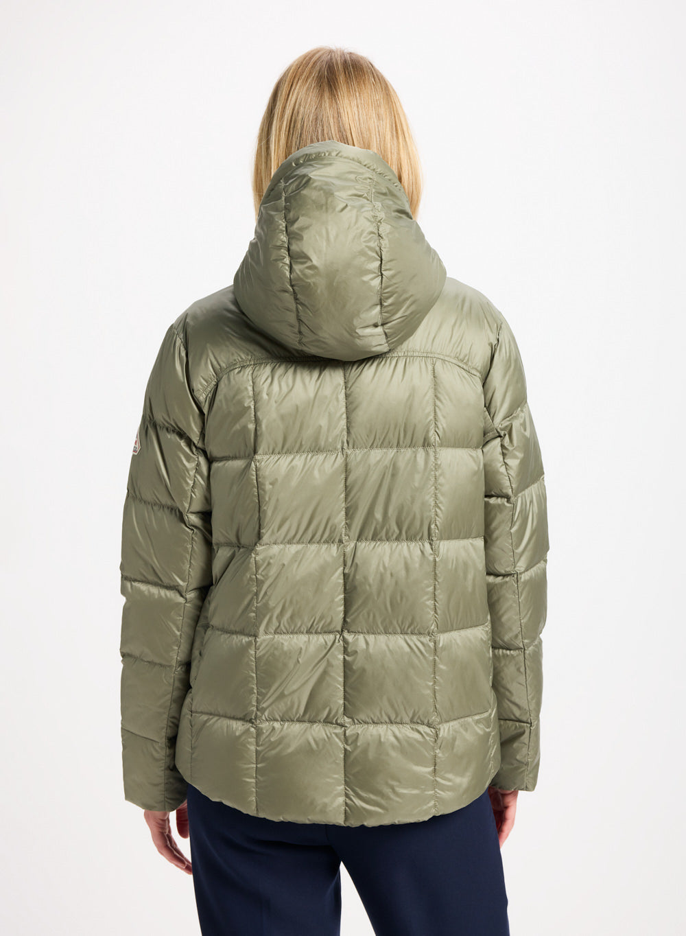 pyrenex-bassia-hooded-doudoune-l-g-re-femme-kaki-capuche image 4