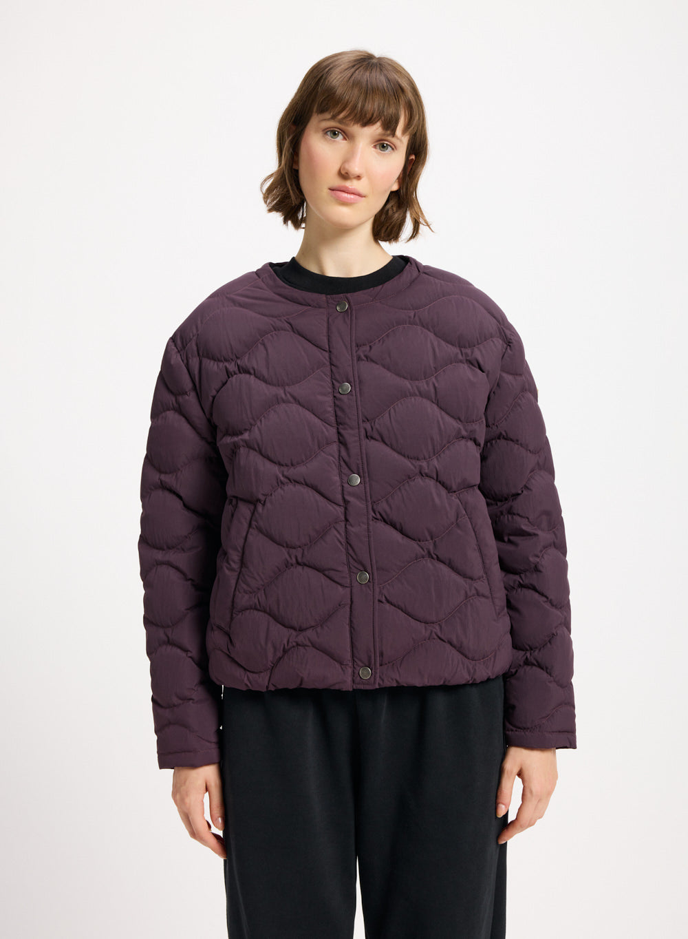 pyrenex-nacre-doudoune-l-g-re-femme-bordeaux image 1