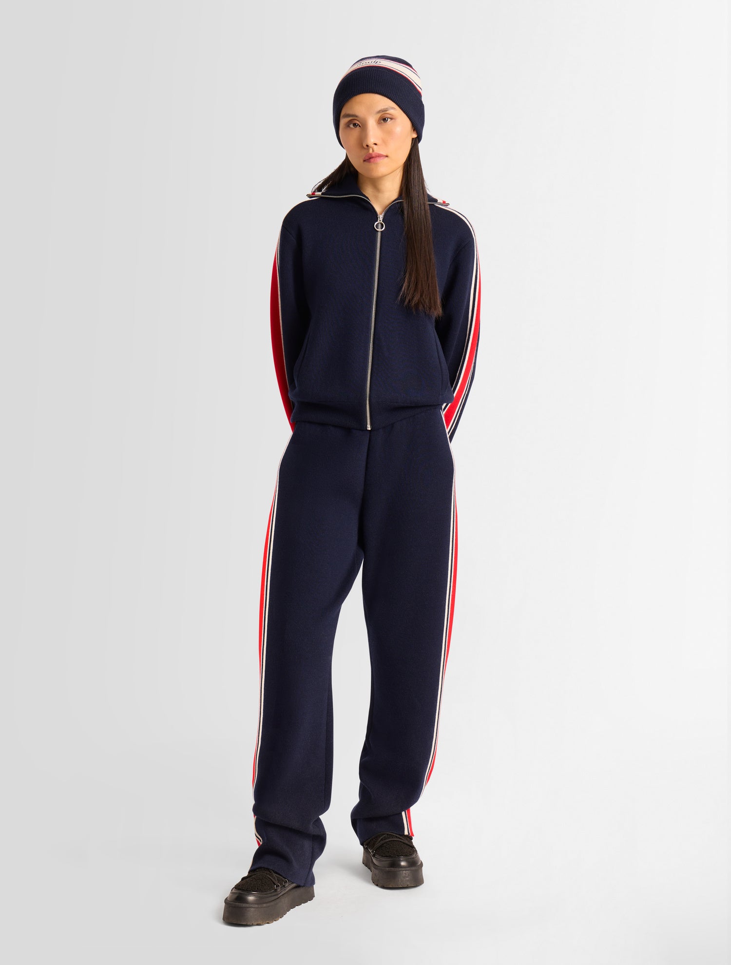 fusalp-benada-pant-pantalon-double-face-bande-intarsia image 1