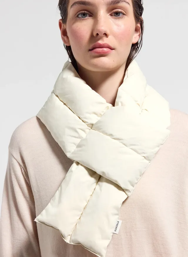 pyrenex-lucie-charpe-en-duvet-matelass-e-blanche image 1