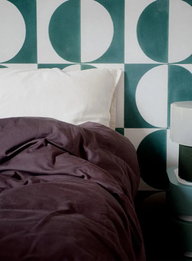 pyrenex-lily-housse-de-couette-unie-marron-coton-bio-et-tencel-lyocell image 1