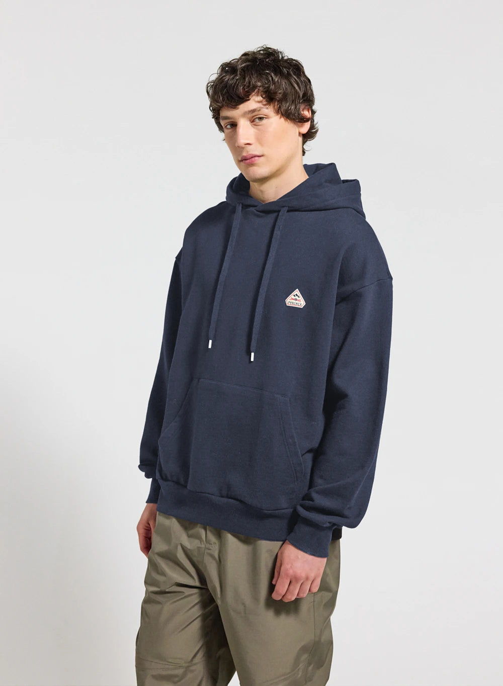 pyrenex-journey-sweat-capuche-unisexe-coton-bio-bleu-marine image 1