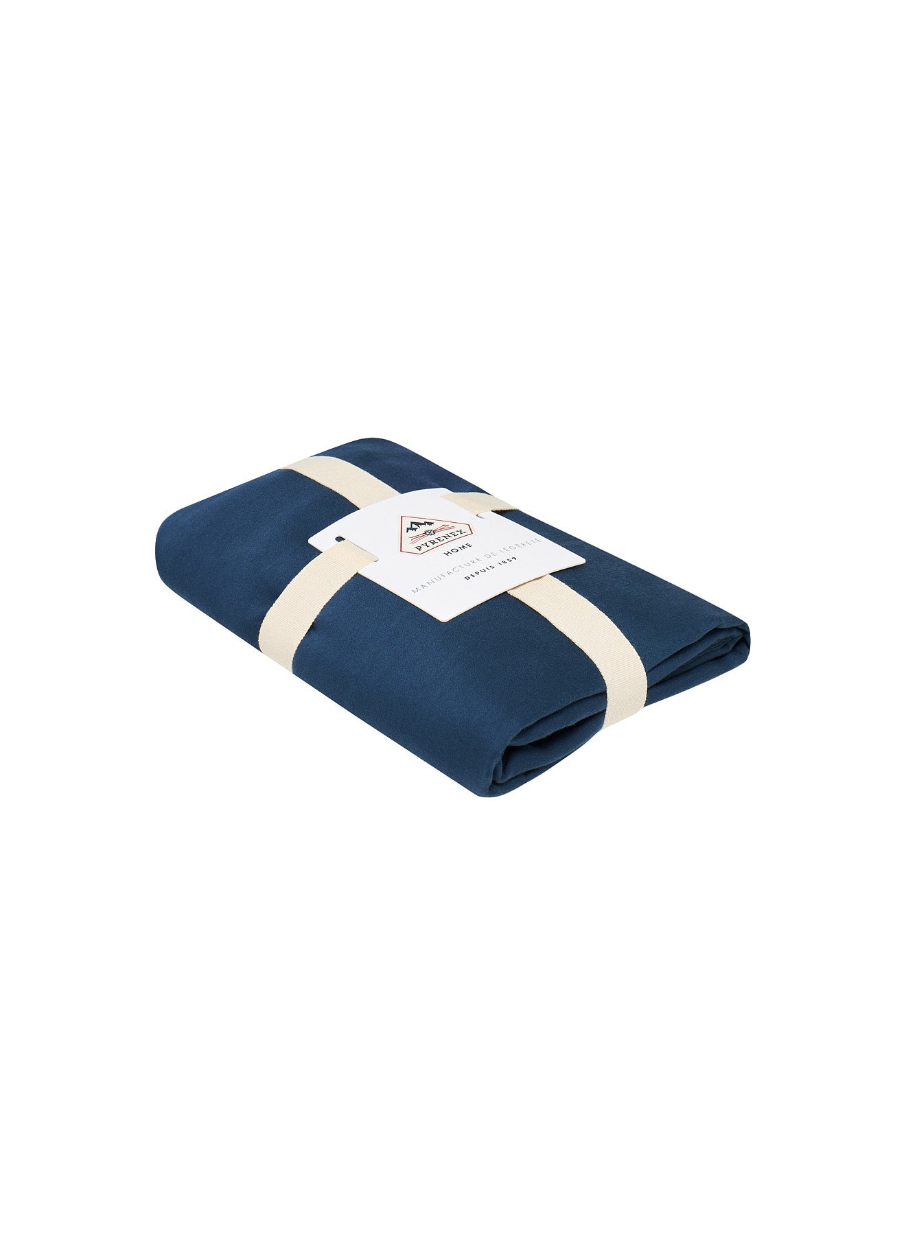 pyrenex-lily-taies-d-oreiller-x2-bleu-encre-coton-bio-tencel image 5