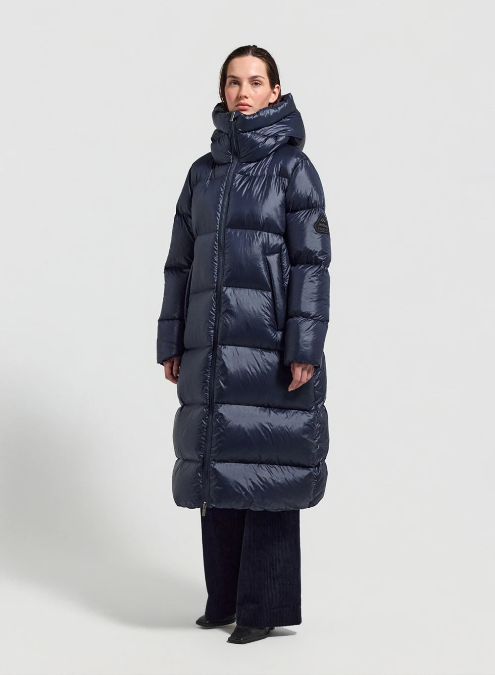 pyrenex-oriela-doudoune-longue-femme-bleu-marine-saint-sever image 6