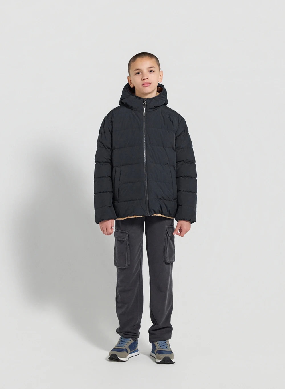 pyrenex-keylinn-noire-doudoune-r-versible-enfant-sherpa image 5