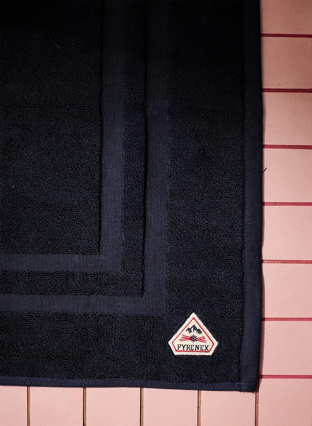 pyrenex-hana-tapis-de-bain-bleu-fonc-100-coton image 1