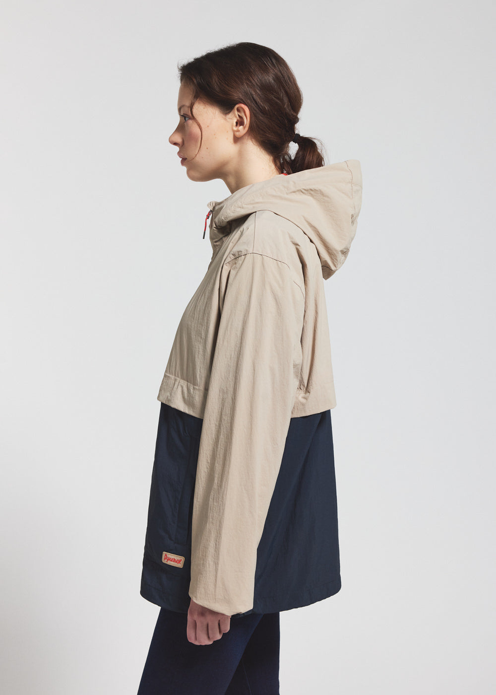 pyrenex-soulere-coupe-vent-unisexe-capuche-beige image 5
