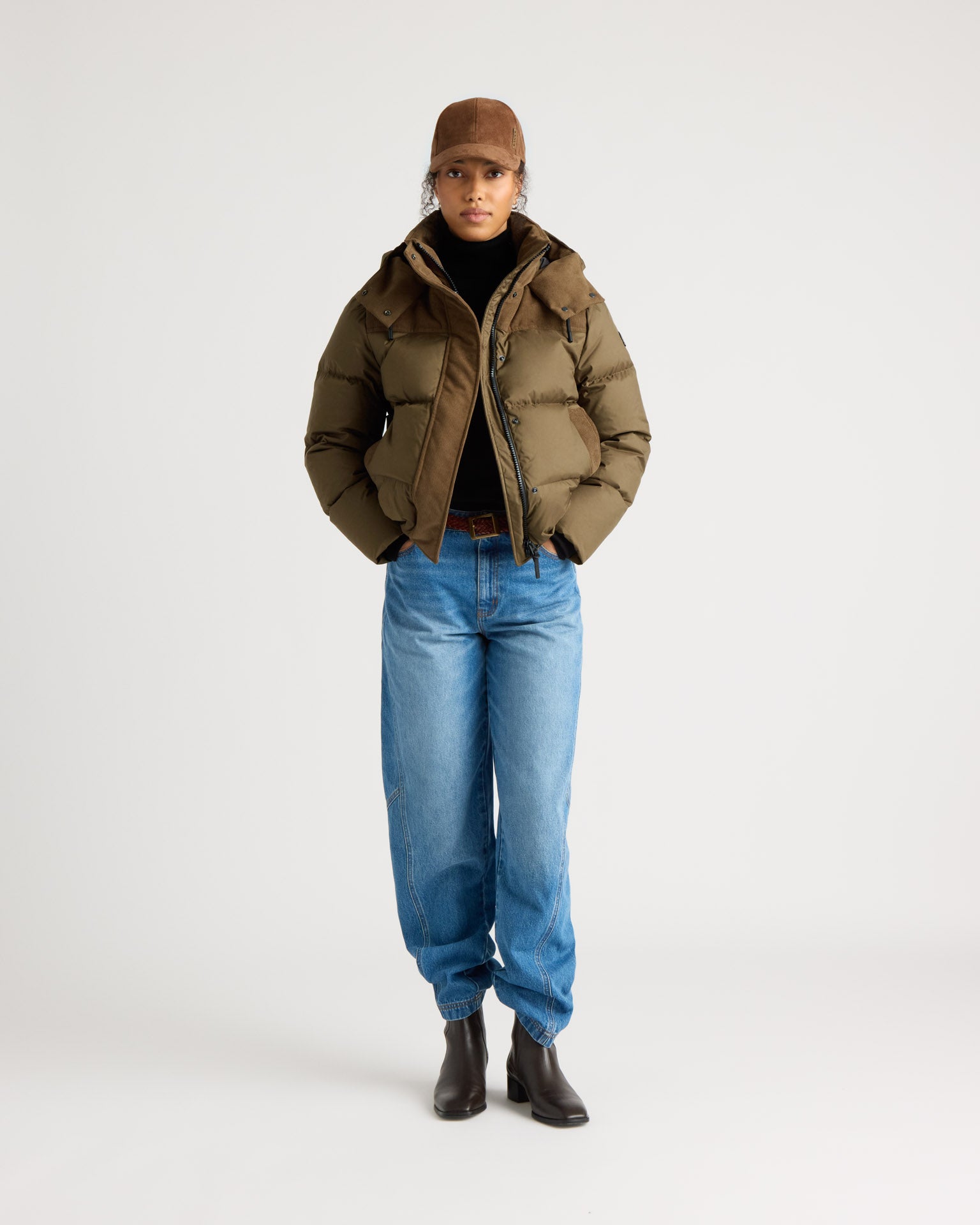 kanuk-bellevue-manteau-matelass-court-capuche-femme image 1