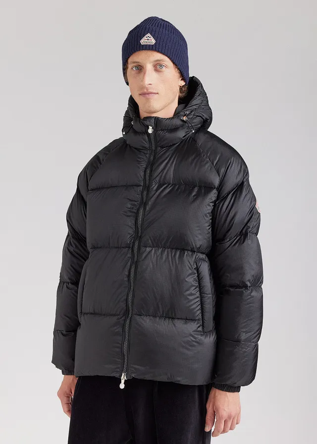 pyrenex-sten-doudoune-unisexe-capuche-ripstop-noire image 1