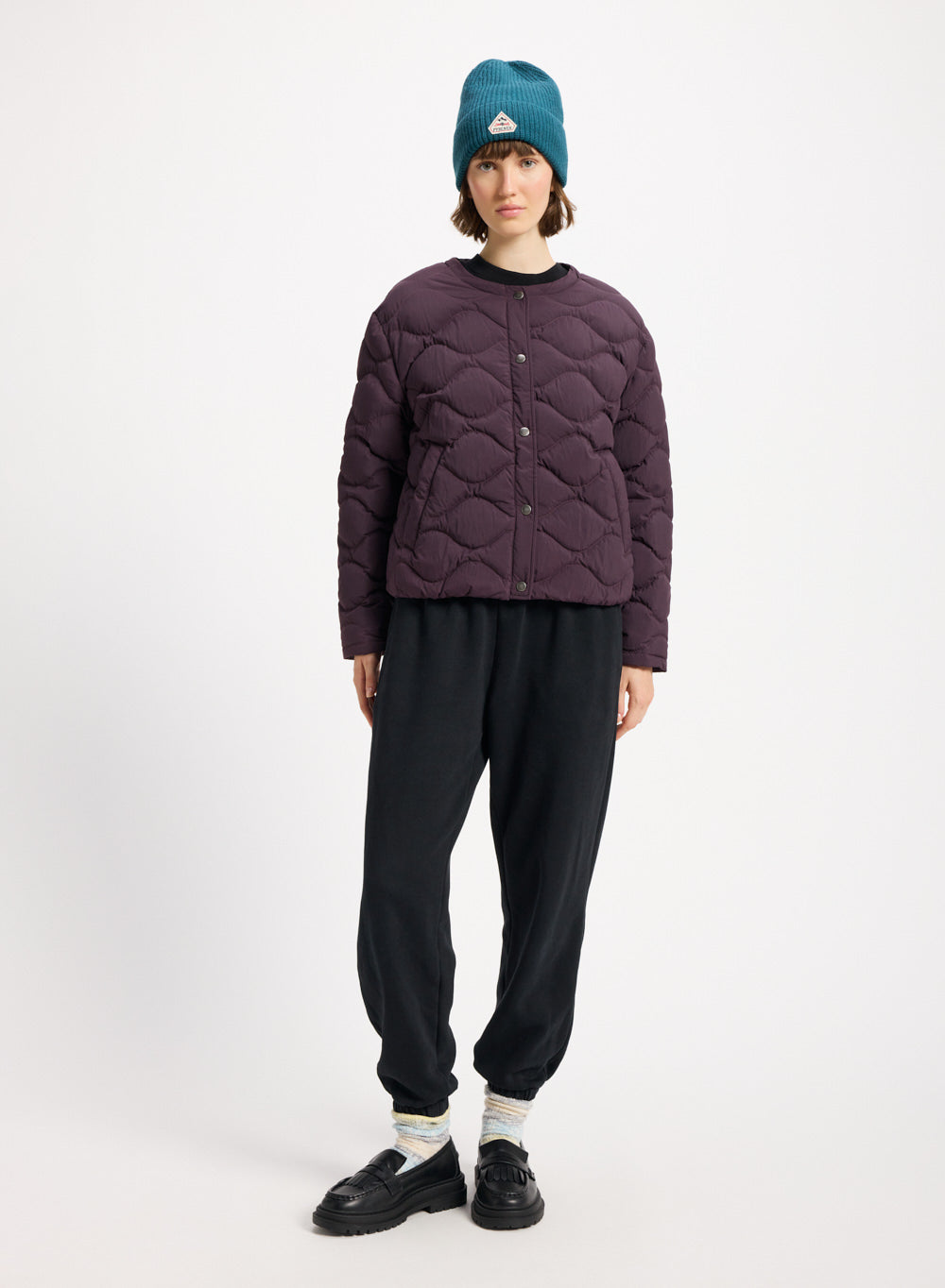 pyrenex-nacre-doudoune-l-g-re-femme-bordeaux image 2