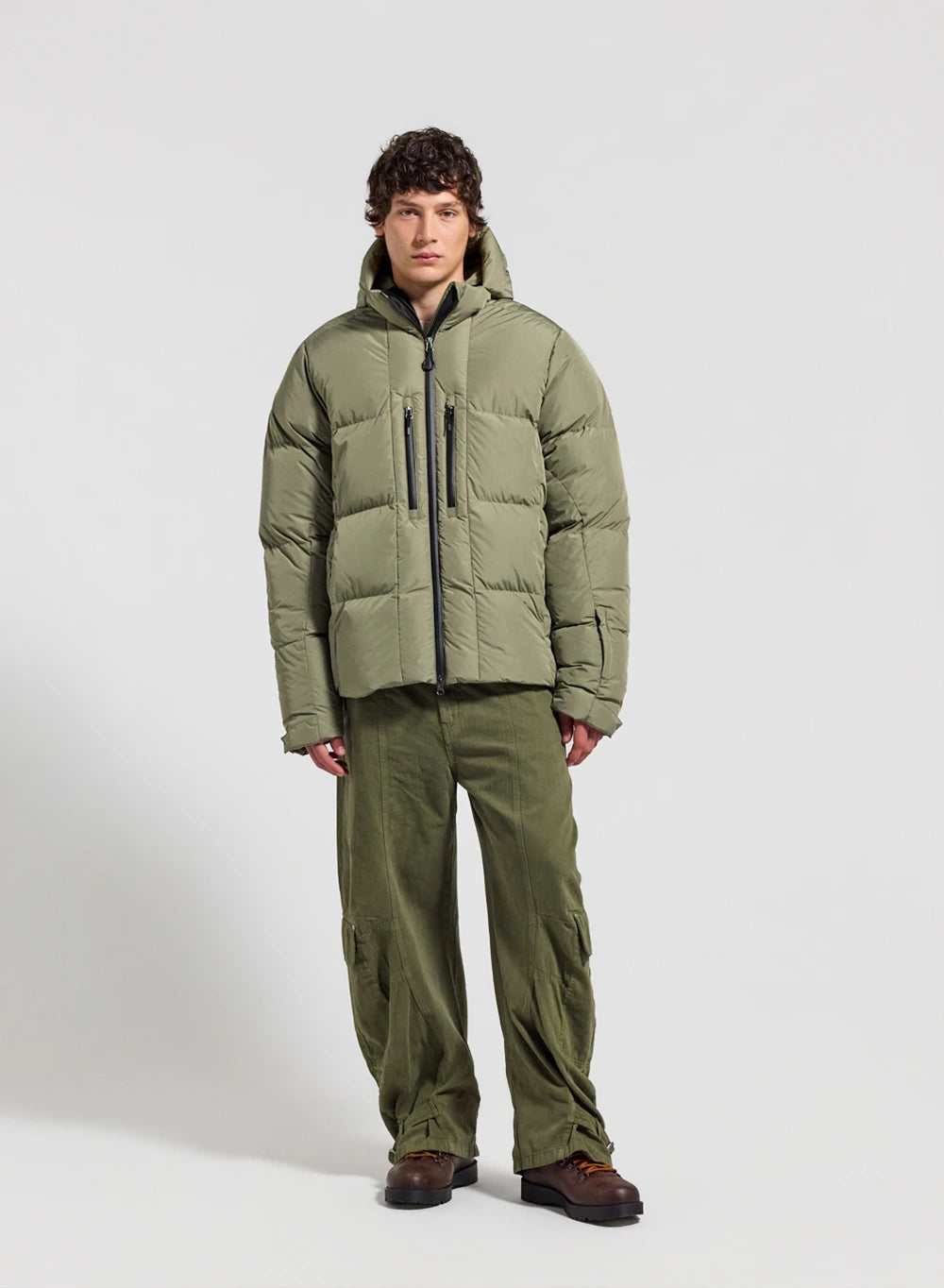 pyrenex-impulse-doudoune-capuche-homme-kaki-clair image 2